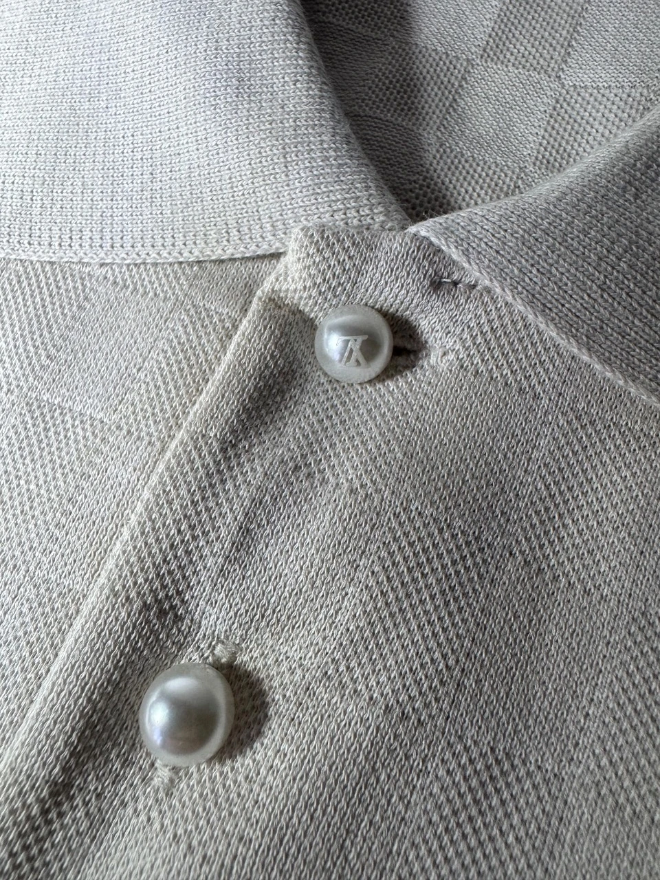 Camisa Polo Damier signature – photo 3